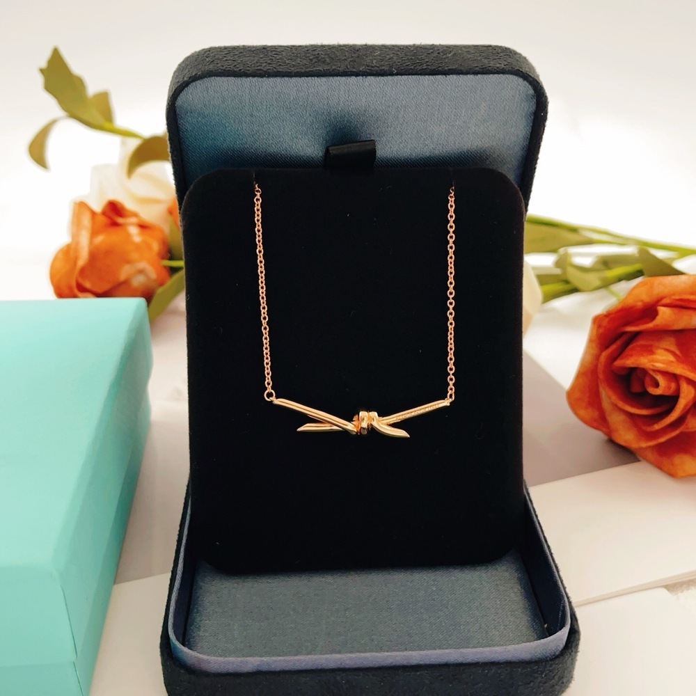Tiffany & Co. Rose gold smooth rope necklace - Picture 4 of 4